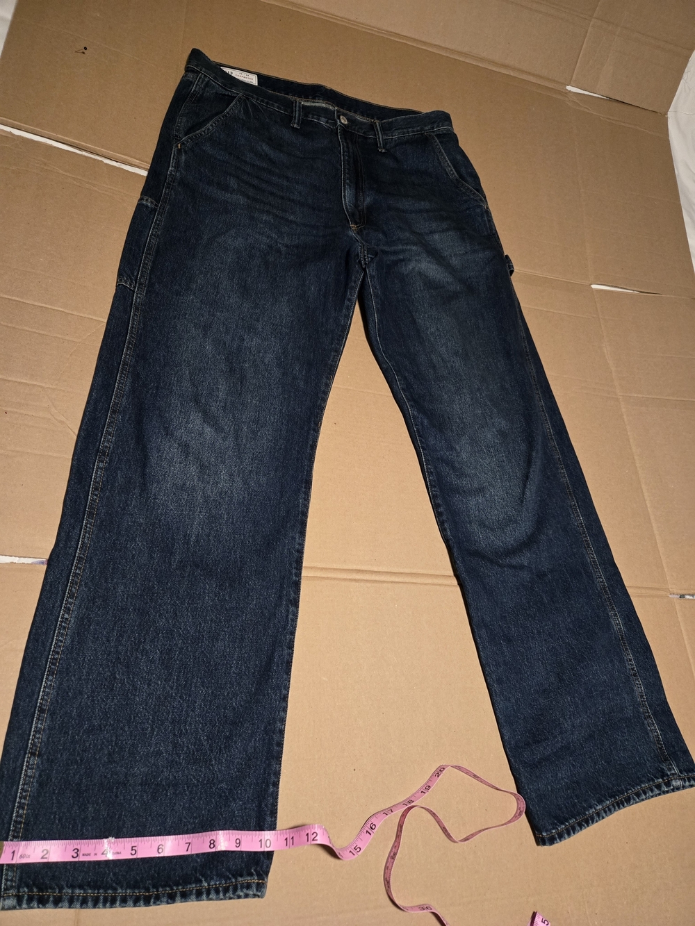 GAP Men's Dark Blue Relaxed Fit Jeans